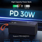 80000mAh Power Bank Fast Charging, 30W PD & QC 3.0 High Capacity Portable Charger, 5 Output 2 Input USB-C Large Battery Pack with LED Display for Phone Tablet Outdoor Camping Travel Office
