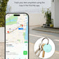 Tracker Tags, Item Finder Work with Apple Find My (iOS Only), Tracking Device Locator Smart Tag for Luggage, Keys, Wallet, Bike, Pets, Bags (Blue, 1 Pack)