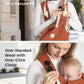 Grownsy Baby Carrier Newborn to Toddler (7-44lbs), Ergonomic & Cozy Wraps with One-Click Buckle, Head Support for Hands-Free Comfort, Sepia