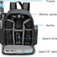 CADeN Camera Backpack Bag Professional for DSLR/SLR Mirrorless Camera Waterproof, Camera Case Compatible for Sony Canon Nikon Camera and Lens Tripod Accessories Gray