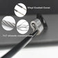 10 pcs 2mm Wire 12 inch Vinyl Coated Stainless Steel Cable with Loops Short Wire Rope Lanyard Lock Security Chain Link for Outdoor Gates,Black(2mm x 12inch)