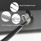 10 Pcs 5mm Wire 12 inch Vinyl Coated Stainless Steel Cable with Loops Short Wire Rope Lanyard Lock Security Chain Link for Outdoor Gates, Black(5mm x 12 inch)