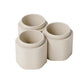 Cadence Extender - Add On to Any Flex Magnetic Containers with Lids,Extension to Travel Bottles for Toiletries - Carry On Travel Essentials For Women/Men - Adds Additional 1.43 fl oz - 3pk, Sand