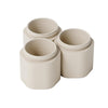 Cadence Extender - Add On to Any Flex Magnetic Containers with Lids,Extension to Travel Bottles for Toiletries - Carry On Travel Essentials For Women/Men - Adds Additional 1.43 fl oz - 3pk, Sand