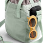 Bellroy Cinch Bucket Bag (compact 9 liter lightweight crossbody bag with external organization, internal zip pocket, adjustable shoulder strap, and adapts to be carried three ways) - Seafoam