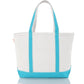 CB STATION Medium Classic Canvas Tote Bag for Women, Top Zipper Closure, Outer Pocket, Daily Essentials, Groceries, Traveling