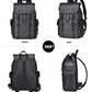 KingTo Laptop Backpack for Men Luxury Anti-Theft Travel Backpack Casual Business Waterproofing Computer Bag (woven black)