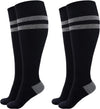 Momcozy Compression Socks for Women Wide Calf, 15-20mmHg Knee High Support Socks for Pregnancy, Nurses, Travel, Flying