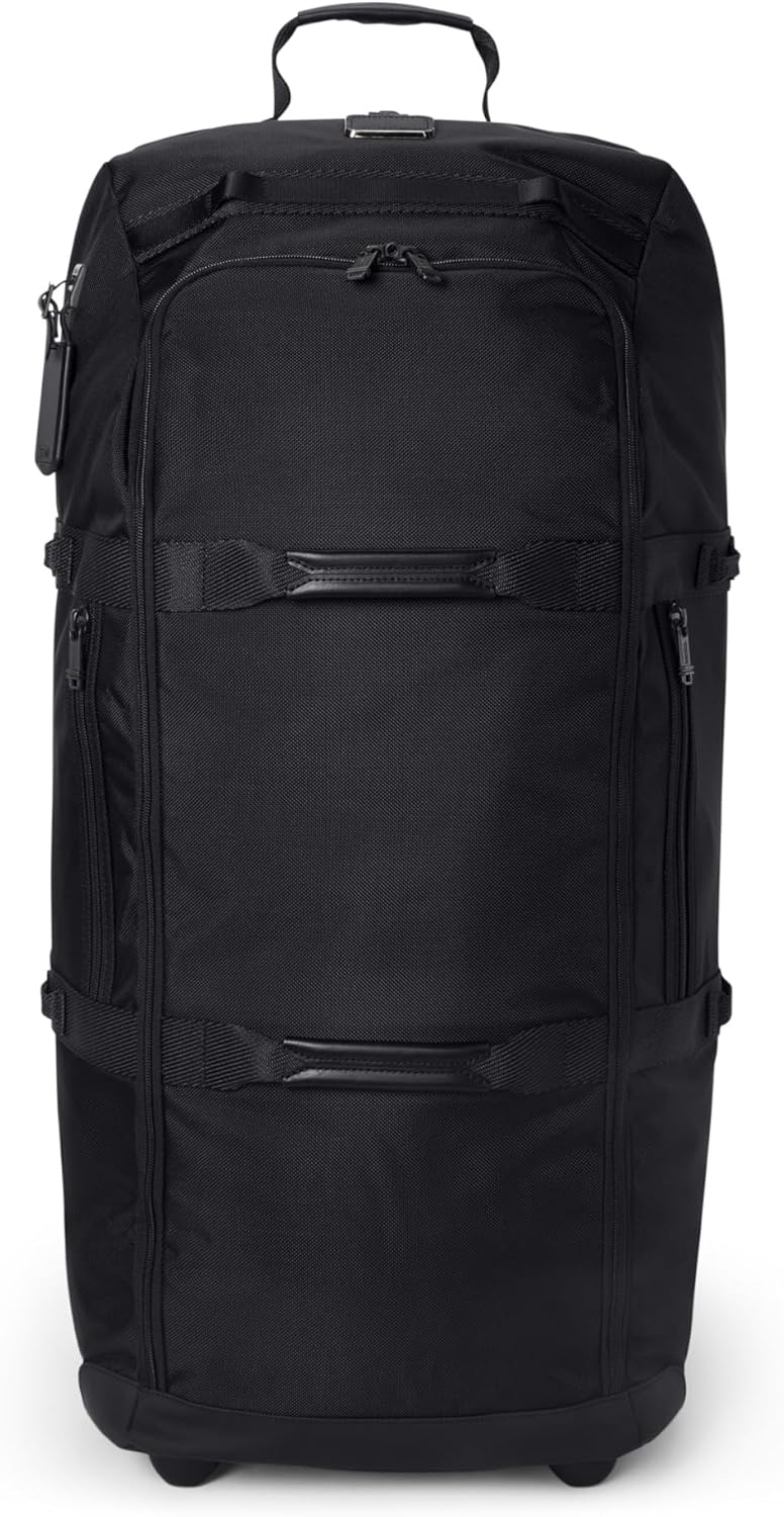 TUMI - Alpha Bravo Collapsible Duffel - 85 L Capacity - Black Duffel for Travel - 31.5" X 14.3" X 12.0" - Black - Roamly