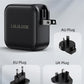LULULOOK 100W USB C Charger, 4-Port GaN Fast Charging Block, PD Type-C Wall Charger Travel Adapter for MacBook Pro/Air, iPhone 16, Pixelbook, iPad, Samsung Galaxy S24, Console, UK/EU/AU Plug Included