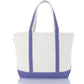 CB STATION Medium Classic Canvas Tote Bag for Women, Top Zipper Closure, Outer Pocket, Daily Essentials, Groceries, Traveling