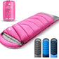 Sleeping Bags for Adults Cold Weather,Portable, Waterproof,Lightweight Sleeping Bag for Tall Girls Boys with Compression Sack for Warm Camping, Hiking, Outdoor & Indoor