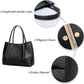 KKXIU Tote Bag for Women Vegan Leather Shoulder Purse Large Capacity Travel Bag
