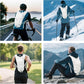Lightweight Hydration Backpack 2L Water Bladder Pack for Running, Cycling, Hiking – Anti-Theft Water Backpack with Phone Holder, Trekking Pole Holder & Reflective Strips for Men & Women
