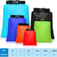 Shappy Waterproof Dry Bag Set 6 Sizes Lightweight Sacks and Long Adjustable Shoulder Strap Outdoor Water Proof Keep Gear Dry Bag Stuff Sacks for Backpacking, Boating, Hiking, Camping
