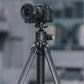 Falcam TreeRoot F38 Pro Carbon Fiber Tripod, 61" Quick Lock Travel Tripod, 5kg Load, F22 Interfaces, 1/4" Screw, Carry Strap Holes for DSLR, Mirrorless, and Video Cameras (R140T)