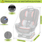 Padded Car Seat Travel Bag for Airplane, Heavy Duty Backpack for Air Travel, Water-Resistant Carrier with Shoulder Strap, Fits Most Car Seats (Grey)