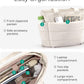 BAGSMART Tote Bag for Women, Lightweight Puffy Tote Bag with Compartments Shoulder Bag Handbag for Travel, Work, Gym,