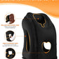 Sunany Travel Pillow, Inflatable Neck Pillow Used for Airplanes/Cars/Buses/Trains/Office Napping with Eye Mask/Earplugs (Balck)