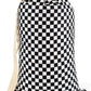 Laundry Bag, Dirty Backpack Laundry Bag For College Travel Laundromat Apartment, With Handles 29" X 18" (Black White Checkered)