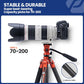 Fotopro Carbon Fiber Travel Tripod 2.2lbs Ultralight 64 Inch Portable Compact Travel Video Tripod for Camera DSLR Load up to 22lb X-Aircross 3 Lite Video Orange