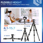 Fotopro Carbon Fiber Mini Tripod Lightweight Compact Travel Tripod with 360 Degree Ball Head, QR Plate for Camera Camcorder Mini Tripods Max Load 11lbs P-2mini Black