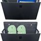 Over the Door Shoe Organizer, Grey 16 Pockets Hanging Shoe Storage Rack with Large Deep Pockets, Oxford 600D Fabric Shoe Storage Rack with 6 hook for Shoes, Home Accessories etc (Black, 1-Grid)