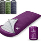 Sleeping Bags for Adults Cold Weather,Portable, Waterproof,Lightweight Camping Sleeping Bag for Tall Girls Boys with Compression Sack for Warm Camping, Hiking, Outdoor & Indoor