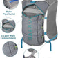 Running Hydration Vest with a 2L Water Bladder, Hydration Pack Lightweight Water Backpack for Running Hiking Cycling Marathon Trail for Men Women