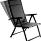 Heavy Duty Durable Adjustable Reclining Folding Chair Outdoor Indoor Garden Pool (1)