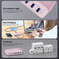 USB C Charger 200W USB C Charger Block,Upgraded GaN III 8-Port Fast Charging Station Hub,PD 65W Laptop Charging Adapter Compatible with MacBook Pro/Air,DELL,Steam Deck,iPhone 16/15/14,Galaxy S23/22