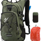 Hydration Backpack Pack with 2L Water Bladder 18L Hiking Backpack Women Men Lightweight Hydropack Insulated Daypack for Biking, Running, Festival - Roamly
