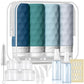16pack Travel Bottles for Toiletries, TSA Approved Travel Size Containers Set, Leak Proof Refillable Liquid & Creams Toiletries Accessories Kit W/Toiletry Bag (Mint Green)