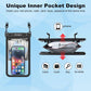 [Up to 10"] Large Waterproof Phone Pouch Bag - 2 Pack Waterproof Phone Case for iPhone 16 15 14 Pro Max Galaxy S25 S24 Ultra, IPX8 Cellphone Water Protector Pouch Beach Essentials Travel Must Haves