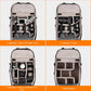 Besnfoto Camera Backpack for Photographer Expandable Waterproof Camera Bag for DSLR/SLR/Mirrorless/Drones Fit up to 16'' Laptop with Tripod Holder and Rain Cover