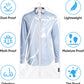 BALEINE 48'' Clear Garment Bags, 12 Packs PEVA Dress Bag for Closet Clothes Dresses Suit Coats Storage (Clear, 12PK)
