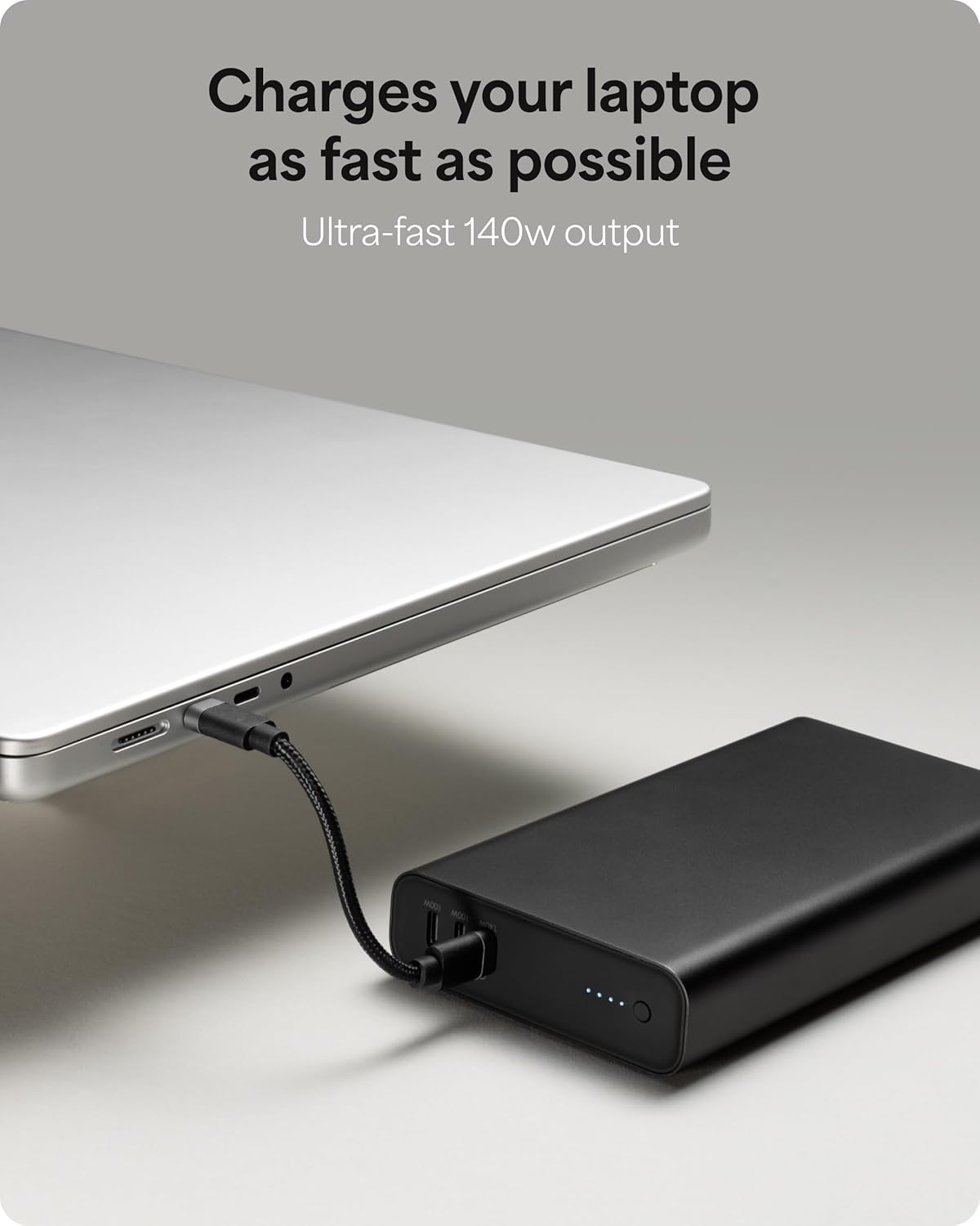 Mophie Powerstation Ultra 25,000mAh Laptop Power Bank (Gen 3) – 140W USB-C PD Fast Charging, Portable Charger for iPhone, iPad, MacBook Pro, Steam Deck, Nintendo Switch – Includes USB-C Cable - Roamly