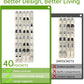Unjumbly Over the Door Shoe Organizer with 40 Large Breathable Mesh Pockets, Space Saving Shoe Holder, Hanging Shoe Rack for Entryway Bedroom Closet Storage (Beige, 40 Pockets)
