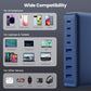 USB C Charger 200W USB C Charger Block,Upgraded GaN III 8-Port Fast Charging Station Hub,PD 65W Laptop Charging Adapter Compatible with MacBook Pro/Air,DELL,Steam Deck,iPhone 16/15/14,Galaxy S23/22