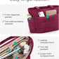 BAGSMART Tote Bag for Women, Lightweight Puffy Tote Bag with Compartments Shoulder Bag Handbag for Travel, Work, Gym,