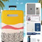 Slohif Luggage Cover for Suitcase Tsa Approved Protector - Luggage Sleeve Large Suit Case Cover Travel Stretch Baggage Case Protective Washable Fit 30-32 Inch Patchwork XL