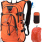 Hydration Backpack Pack with 2L Water Bladder 18L Hiking Backpack Women Men Lightweight Hydropack Insulated Daypack for Biking, Running, Festival - Roamly