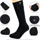 SNOW DEER Upgraded Rechargeable Electric Heated Socks,7.4V 2200mAh Battery Powered Cold Weather Heat Socks for Men Women,Outdoor Riding Camping Hiking Motorcycle Skiing Warm Winter Socks