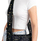 Nanobag Ultra-Lightweight Foldable Sling for Women & Men, Reusable Grocery & Travel Bag, Packable Collapsible Compact Market Crossbody (Sling Stars)
