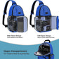 MOSISO Camera Sling Bag, DSLR/SLR/Mirrorless Camera Backpack Case Shockproof Photography Backpack with Tripod Holder & Removable Modular Inserts Compatible with Canon/Nikon/Sony/Fuji