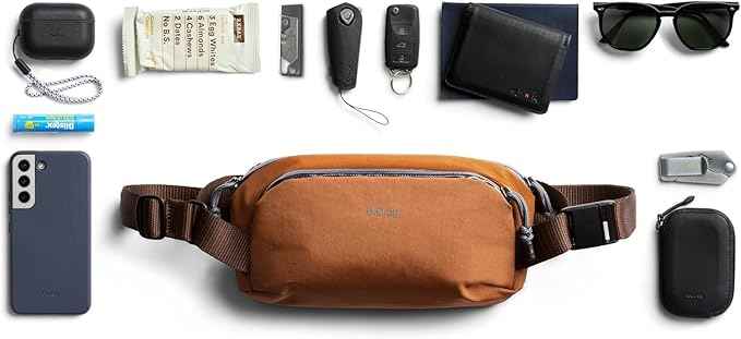 Bellroy Venture Ready Sling 2.5L, Unisex Crossbody Bag, Water-resistant Materials, Perfect for Travel
