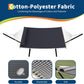 Hammock with Stand for Outside, 2 Person Portable Hammock with Breathable Cotton Rope & Quilted Pad, 475 Lbs Capacity, Perfect for Outside, Patio, Garden, Beach, Backyard