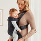 BabyBjörn Baby Carrier Mini, Anthracite, 3D Mesh | Newborn Carrier (7-25 lbs), Ergonomic, Easy-to-Use