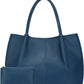 KKXIU Tote Bag for Women Vegan Leather Shoulder Purse Large Capacity Travel Bag