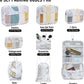 Veken 8 Set Packing Cubes for Travel Essentials, Suitcase Organizer Bags in 4 Sizes, Carry-On Luggage Accessories with Large Laundry & Hanging Toiletry Bag, Must-Have for Airplane, Road Trip & Camping - Roamly